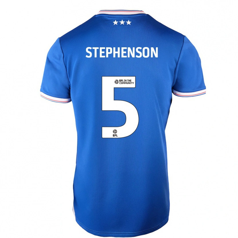 Danxen Heren Sean Stephenson #5 Blauw Wit Thuisshirt Thuistenue 2025/26 T-Shirt
