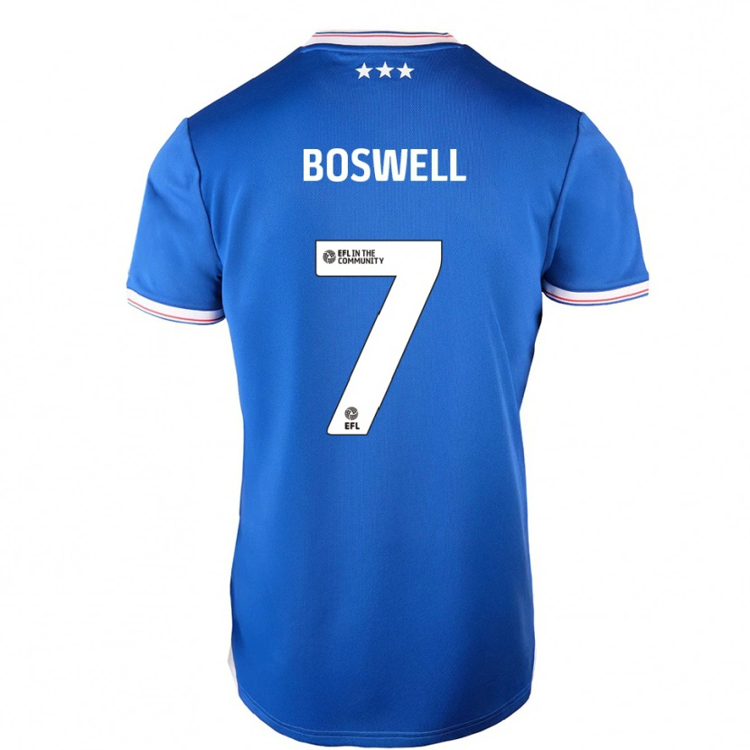 Danxen Heren Ashton Boswell #7 Blauw Wit Thuisshirt Thuistenue 2025/26 T-Shirt