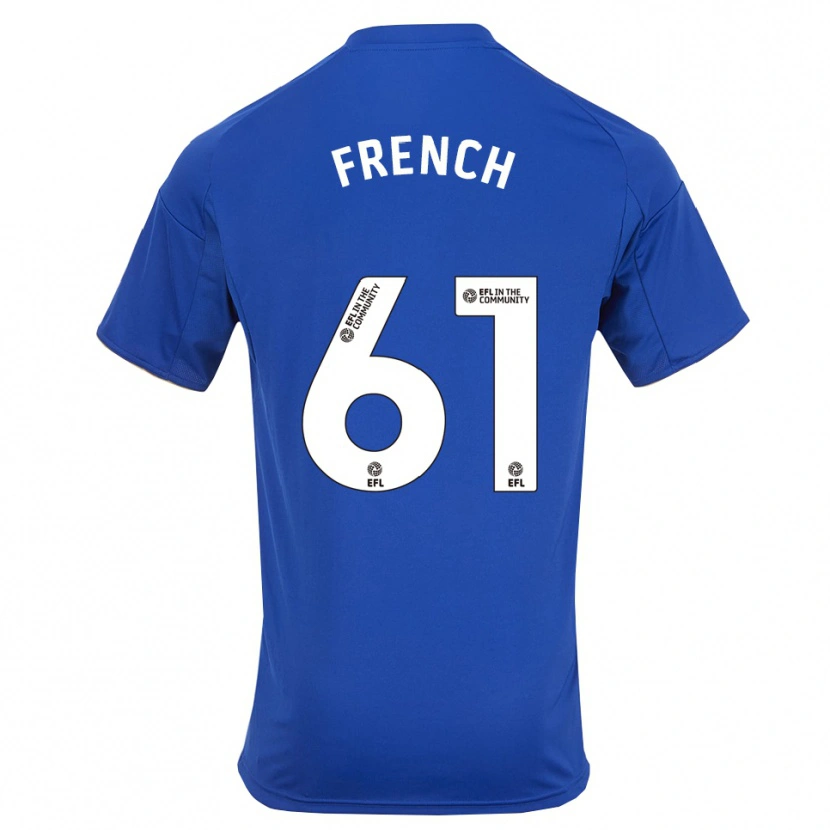 Danxen Heren Harry French #61 Blauw Goud Thuisshirt Thuistenue 2025/26 T-Shirt