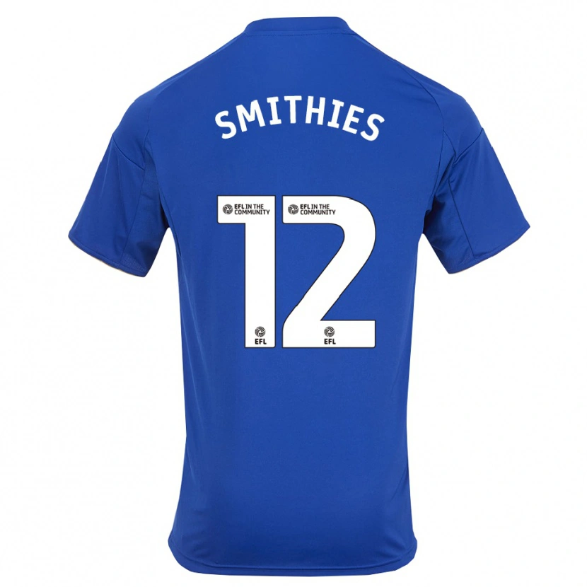 Danxen Heren Alex Smithies #12 Blauw Goud Thuisshirt Thuistenue 2025/26 T-Shirt