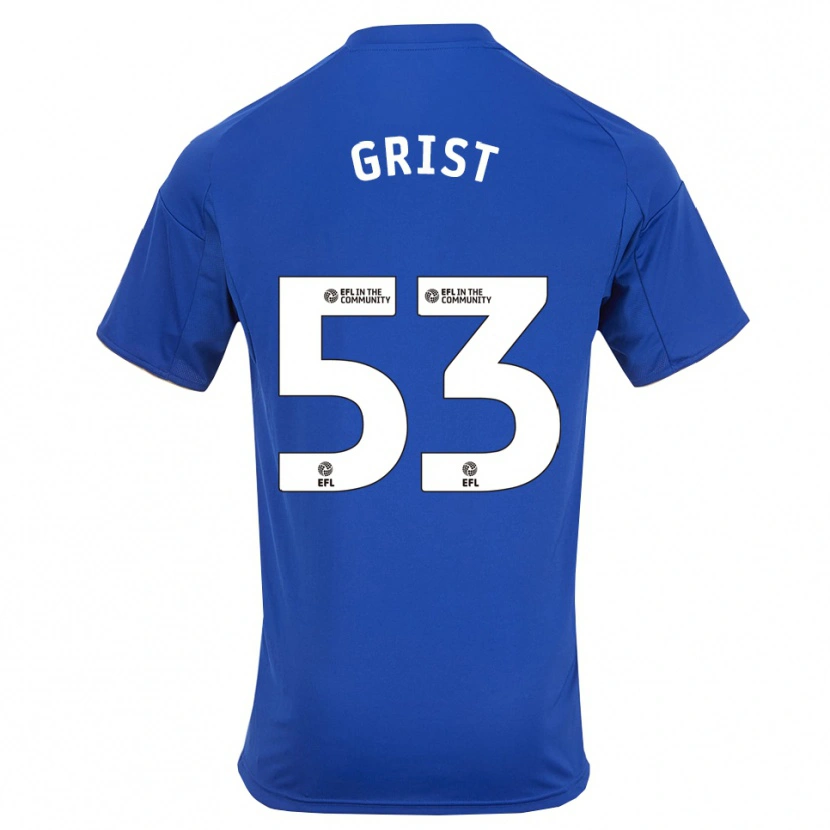 Danxen Heren Ben Grist #53 Blauw Goud Thuisshirt Thuistenue 2025/26 T-Shirt