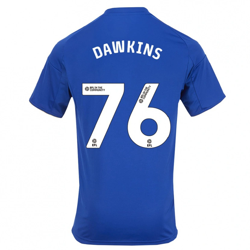 Danxen Heren Kartell Dawkins #76 Blauw Goud Thuisshirt Thuistenue 2025/26 T-Shirt