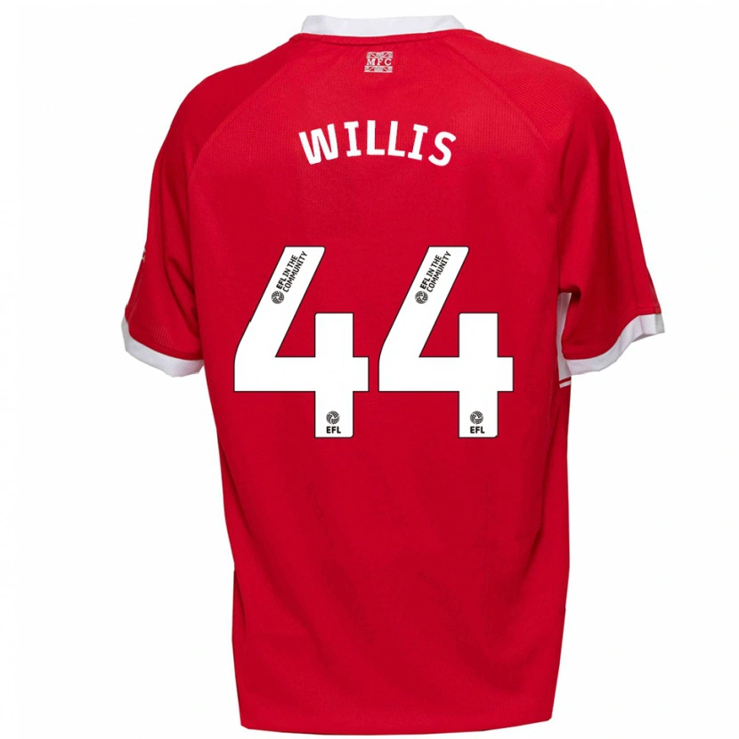 Danxen Heren Pharrell Willis #44 Rood Wit Thuisshirt Thuistenue 2025/26 T-Shirt