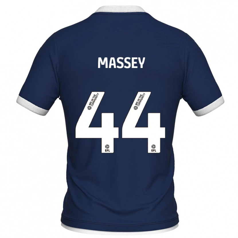 Danxen Heren Alfie Massey #44 Marine Wit Thuisshirt Thuistenue 2025/26 T-Shirt