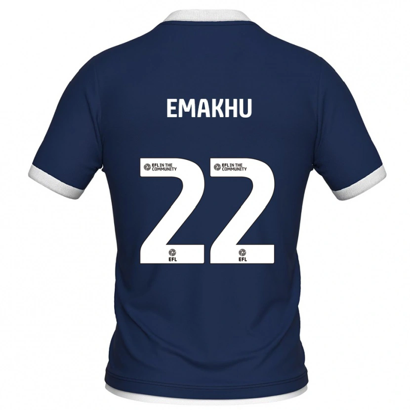 Danxen Heren Aidomo Emakhu #22 Marine Wit Thuisshirt Thuistenue 2025/26 T-Shirt
