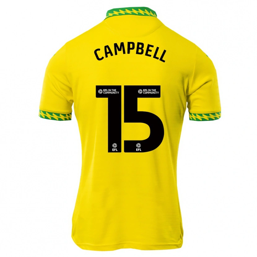 Danxen Heren Brandon Campbell #15 Wit Groen Thuisshirt Thuistenue 2025/26 T-Shirt