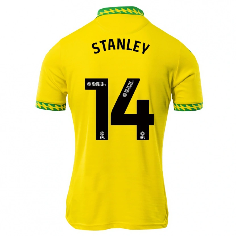 Danxen Heren Kathryn Stanley #14 Wit Groen Thuisshirt Thuistenue 2025/26 T-Shirt