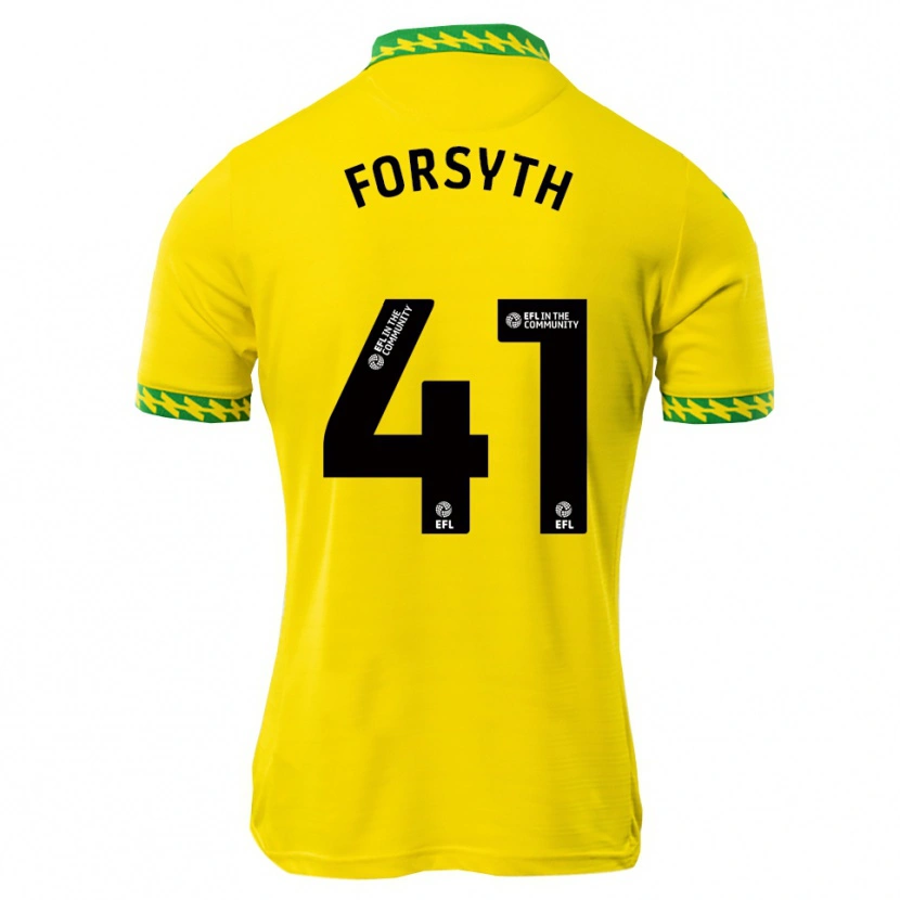 Danxen Heren Gabe Forsyth #41 Wit Groen Thuisshirt Thuistenue 2025/26 T-Shirt