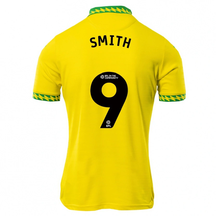 Danxen Heren Ellie Smith #9 Wit Groen Thuisshirt Thuistenue 2025/26 T-Shirt