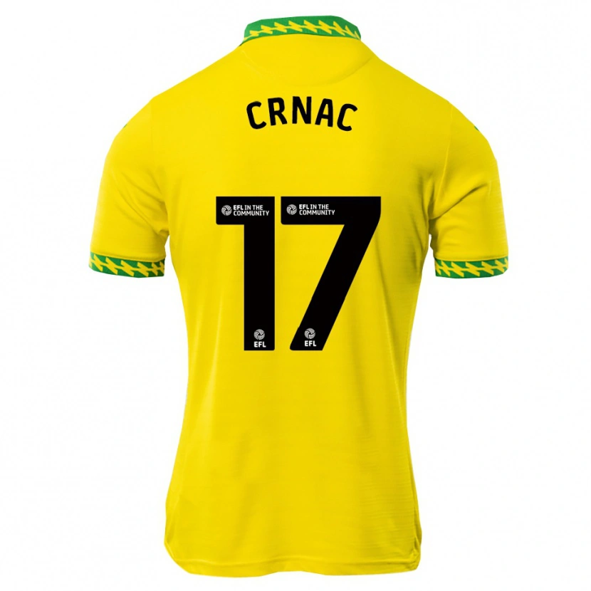 Danxen Heren Ante Crnac #17 Wit Groen Thuisshirt Thuistenue 2025/26 T-Shirt