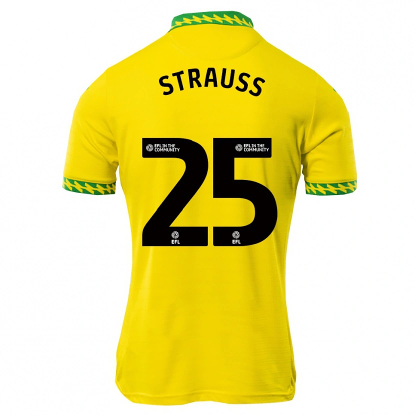 Danxen Heren Hope Strauss #25 Wit Groen Thuisshirt Thuistenue 2025/26 T-Shirt