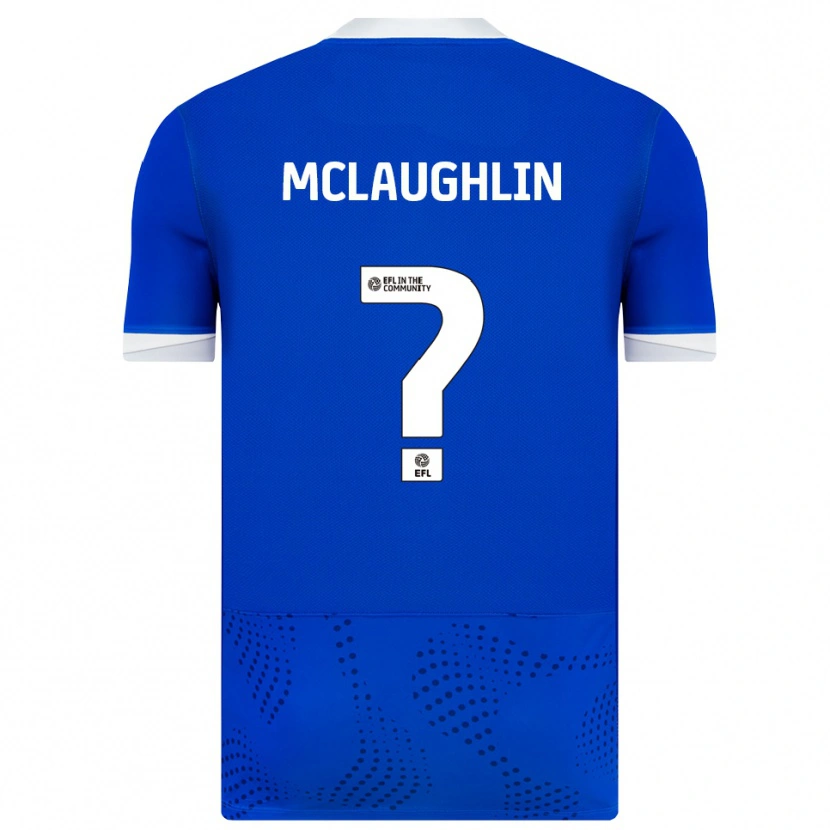 Danxen Heren Erin Mclaughlin #0 Blauw Wit Thuisshirt Thuistenue 2025/26 T-Shirt