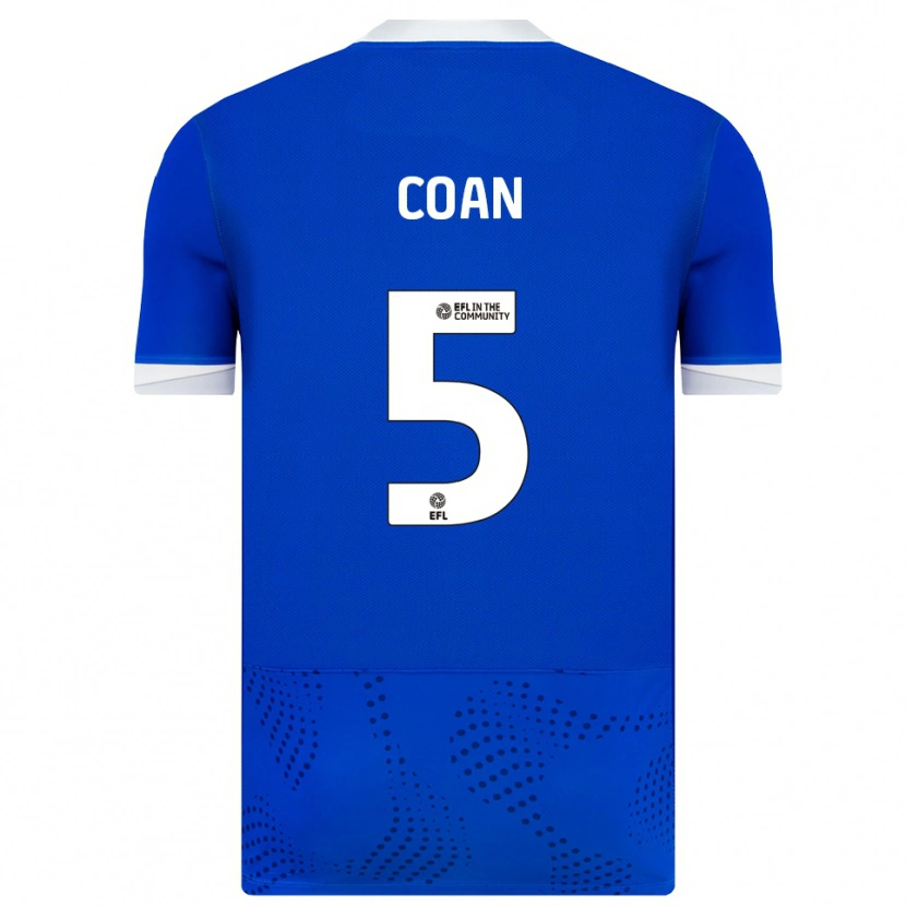 Danxen Heren Hannah Coan #5 Blauw Wit Thuisshirt Thuistenue 2025/26 T-Shirt