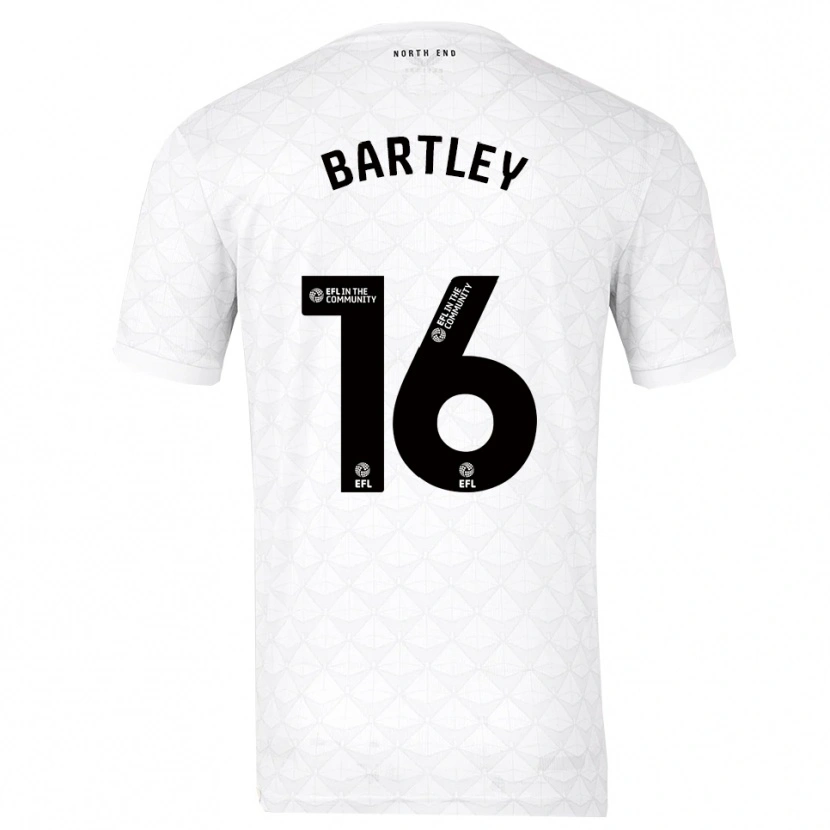 Danxen Heren Melanie Bartley #16 Wit Rood Thuisshirt Thuistenue 2025/26 T-Shirt