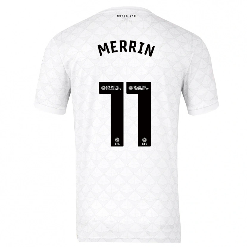 Danxen Heren Laura Merrin #11 Wit Rood Thuisshirt Thuistenue 2025/26 T-Shirt