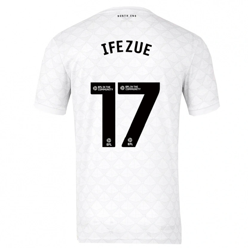 Danxen Heren Somto Ifezue #17 Wit Rood Thuisshirt Thuistenue 2025/26 T-Shirt