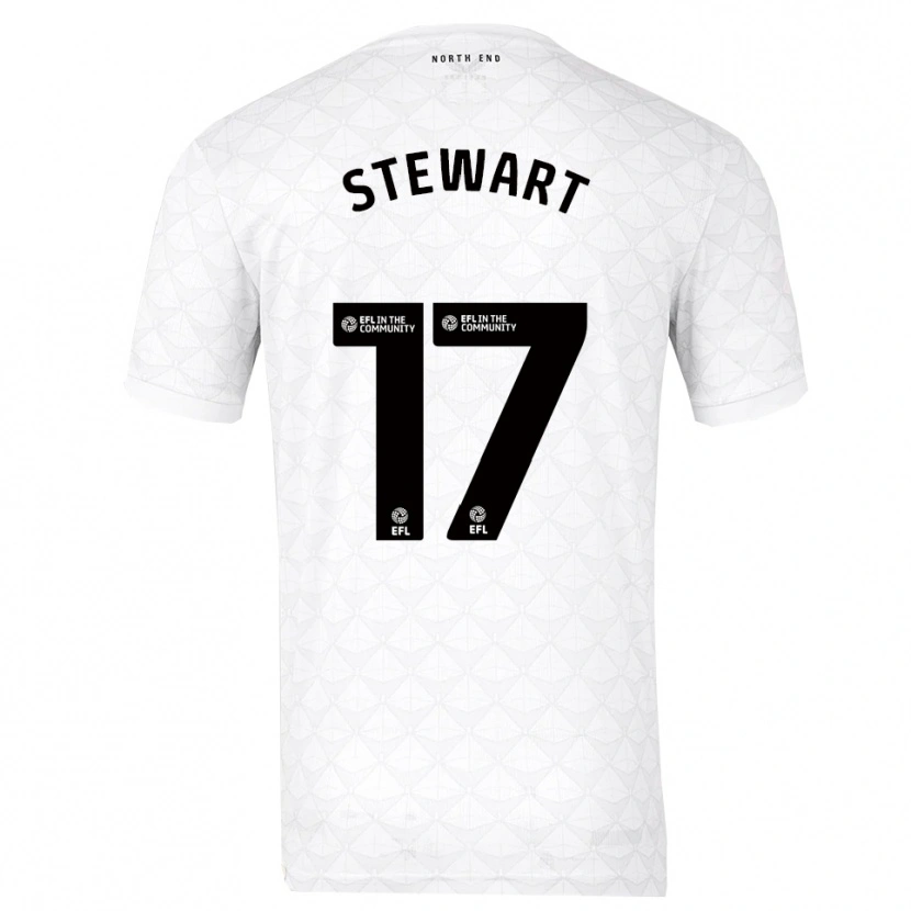 Danxen Heren Layton Stewart #17 Wit Rood Thuisshirt Thuistenue 2025/26 T-Shirt