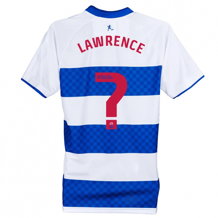 Danxen Heren Teddy Lawrence #0 Blauw Wit Thuisshirt Thuistenue 2025/26 T-Shirt