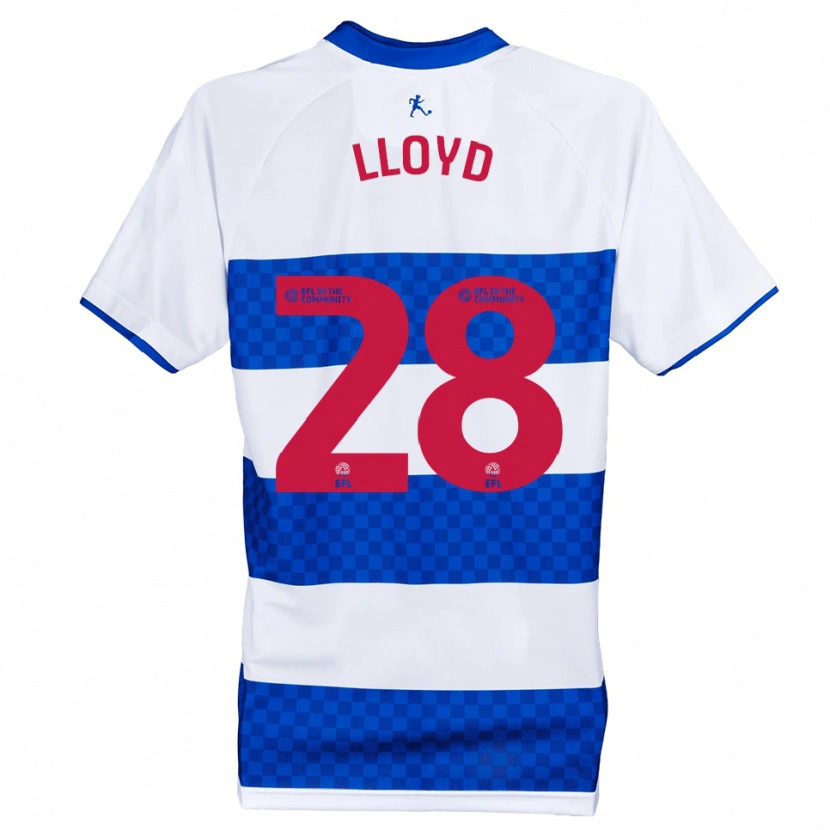Danxen Heren Alfie Lloyd #28 Blauw Wit Thuisshirt Thuistenue 2025/26 T-Shirt