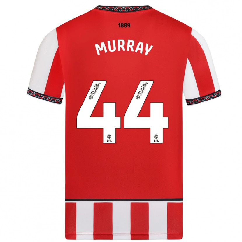 Danxen Heren Satara Murray #44 Rood Wit Thuisshirt Thuistenue 2025/26 T-Shirt