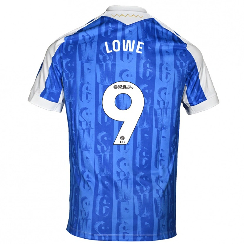 Danxen Heren Jamal Lowe #9 Blauw Wit Thuisshirt Thuistenue 2025/26 T-Shirt