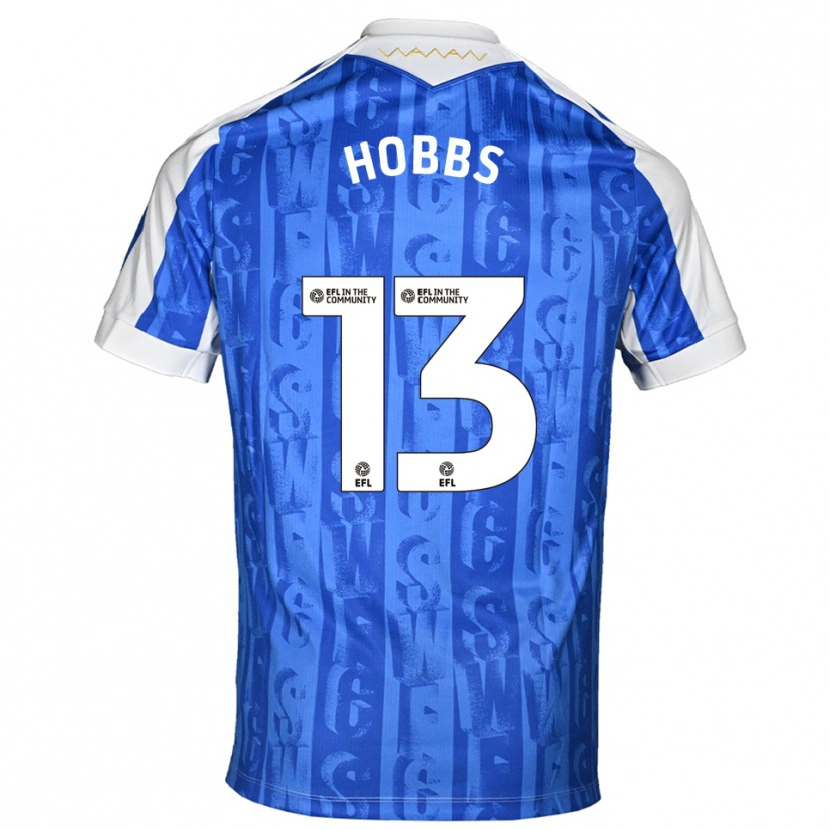 Danxen Heren Charlie Hobbs #13 Blauw Wit Thuisshirt Thuistenue 2025/26 T-Shirt