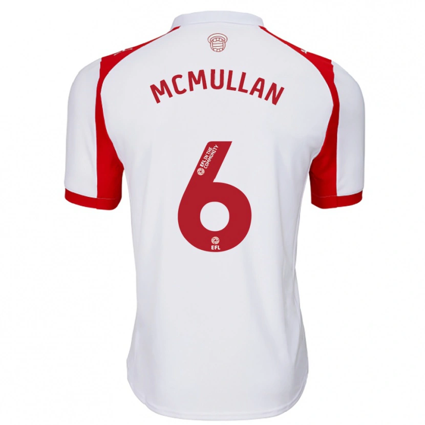 Danxen Heren Korban Mcmullan #6 Wit Rood Thuisshirt Thuistenue 2025/26 T-Shirt