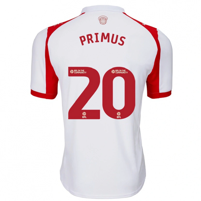 Danxen Heren Atlanta Primus #20 Wit Rood Thuisshirt Thuistenue 2025/26 T-Shirt