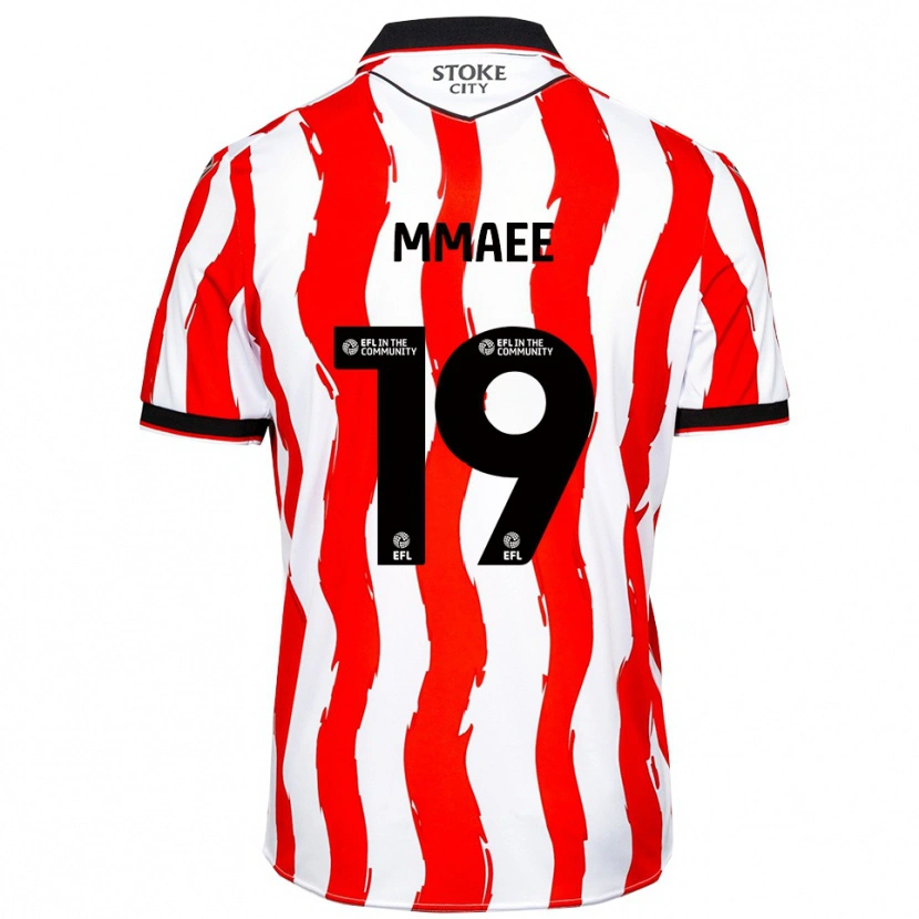 Danxen Heren Ryan Mmaee #19 Wit Rood Thuisshirt Thuistenue 2025/26 T-Shirt
