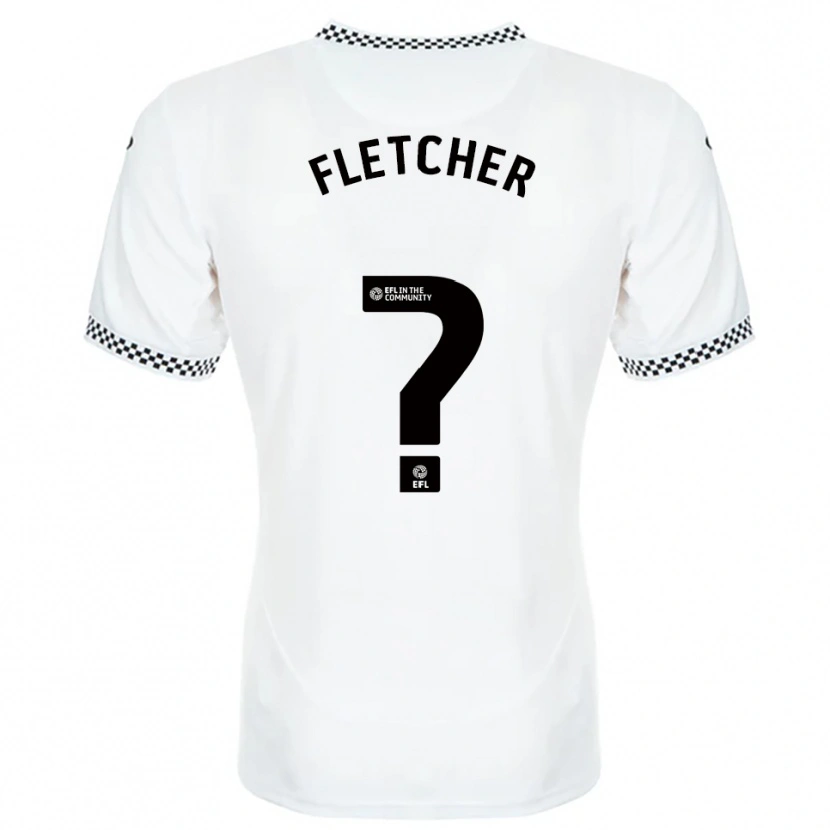Danxen Heren Kristian Fletcher #0 Wit Oranje Thuisshirt Thuistenue 2025/26 T-Shirt