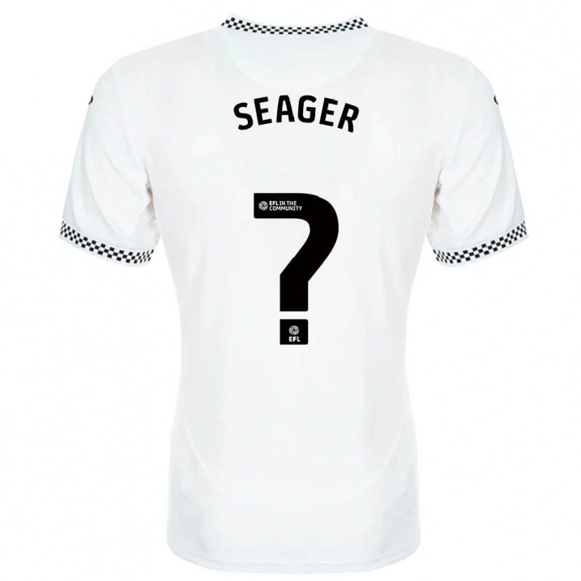Danxen Heren Sam Seager #0 Wit Oranje Thuisshirt Thuistenue 2025/26 T-Shirt
