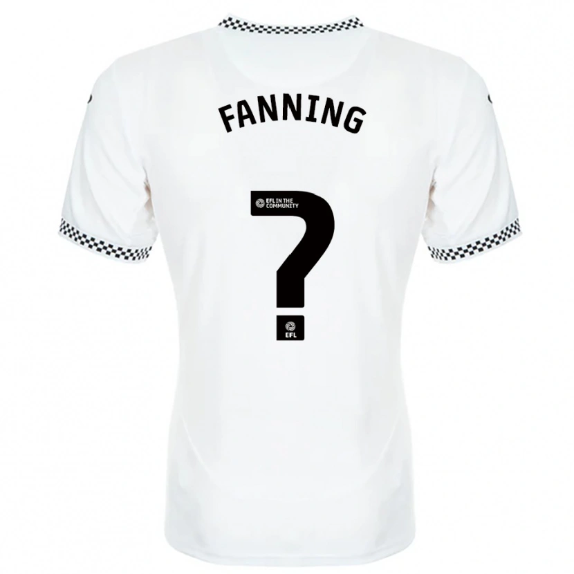 Danxen Heren Jack Fanning #0 Wit Oranje Thuisshirt Thuistenue 2025/26 T-Shirt