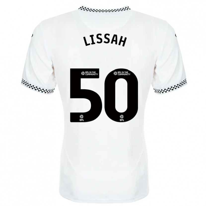 Danxen Heren Filip Lissah #50 Wit Oranje Thuisshirt Thuistenue 2025/26 T-Shirt
