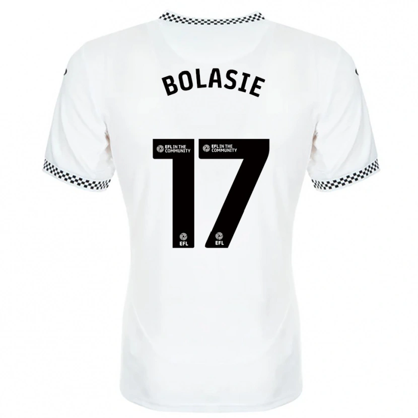 Danxen Heren Yannick Bolasie #17 Wit Oranje Thuisshirt Thuistenue 2025/26 T-Shirt