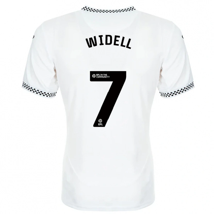 Danxen Heren Melker Widell #7 Wit Oranje Thuisshirt Thuistenue 2025/26 T-Shirt