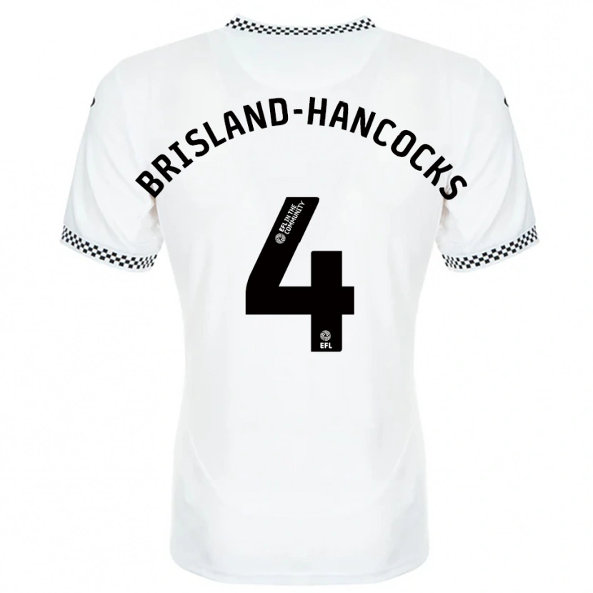 Danxen Heren Sophie Brisland-Hancocks #4 Wit Oranje Thuisshirt Thuistenue 2025/26 T-Shirt