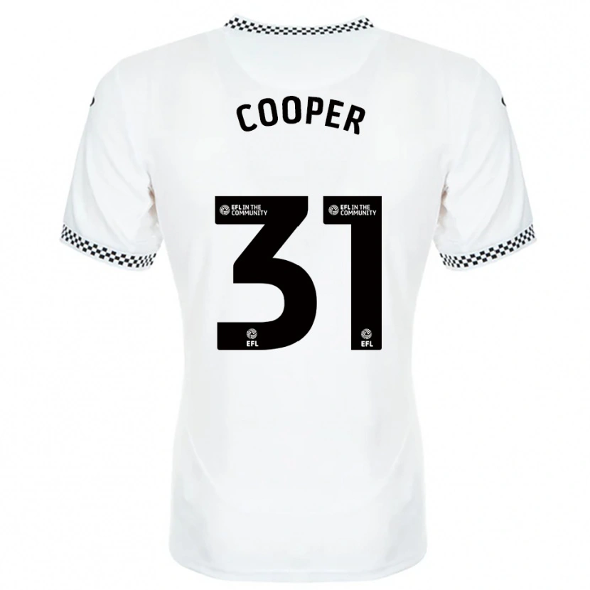 Danxen Heren Oliver Cooper #31 Wit Oranje Thuisshirt Thuistenue 2025/26 T-Shirt