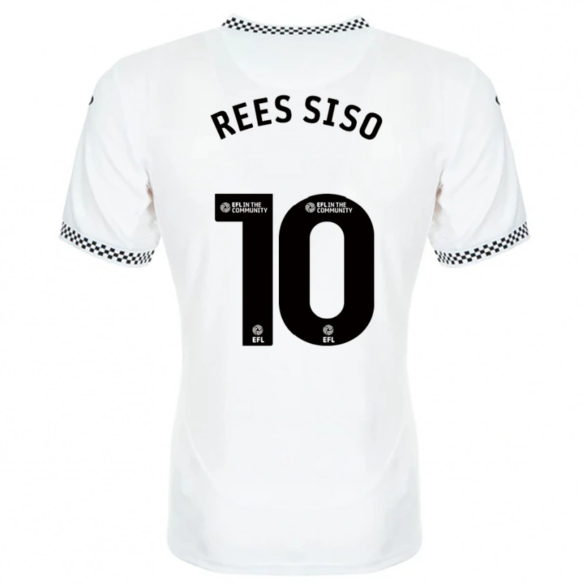 Danxen Heren Ramon Rees-Siso #10 Wit Oranje Thuisshirt Thuistenue 2025/26 T-Shirt