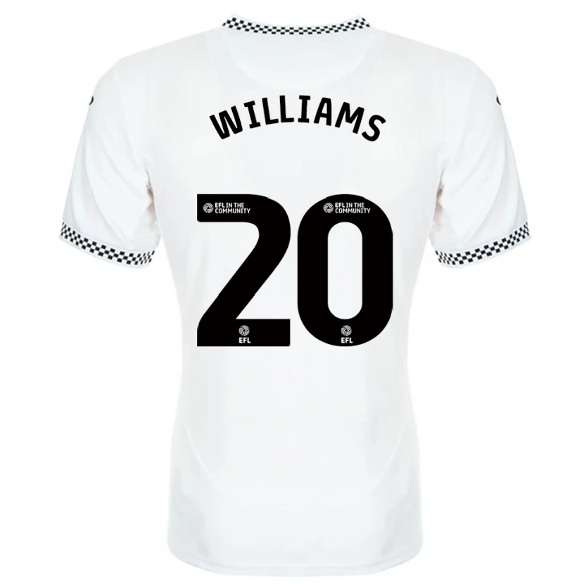 Danxen Heren Caitlin Williams #20 Wit Oranje Thuisshirt Thuistenue 2025/26 T-Shirt