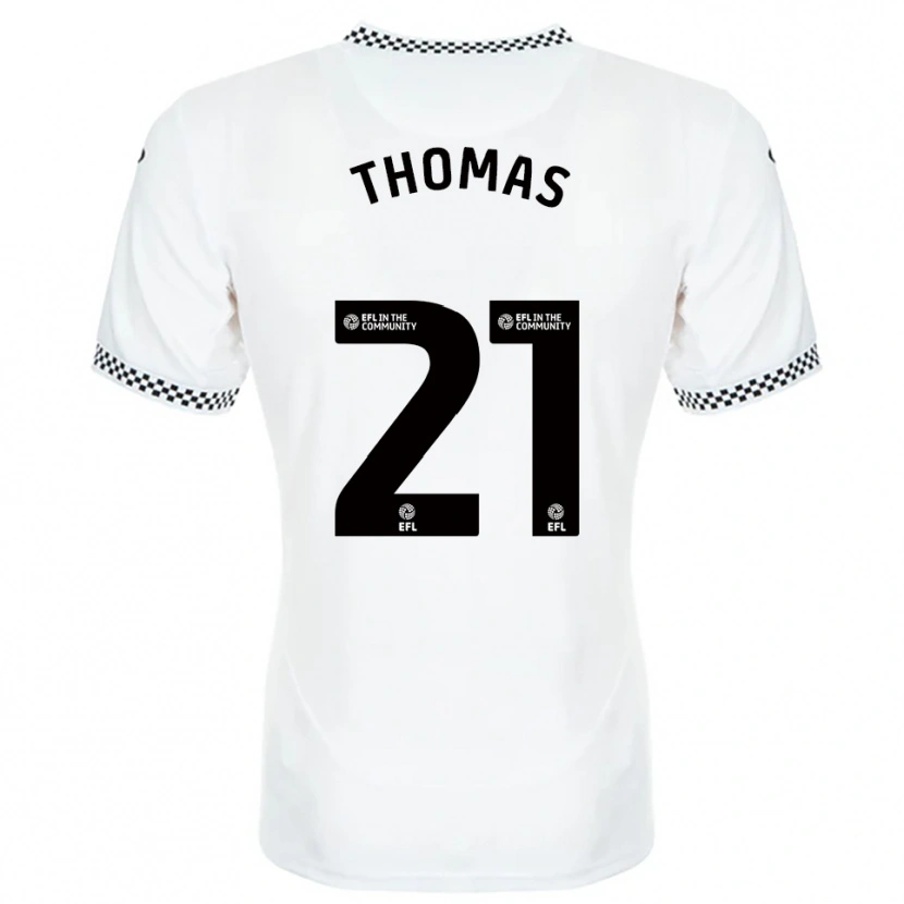 Danxen Heren Emily Thomas #21 Wit Oranje Thuisshirt Thuistenue 2025/26 T-Shirt
