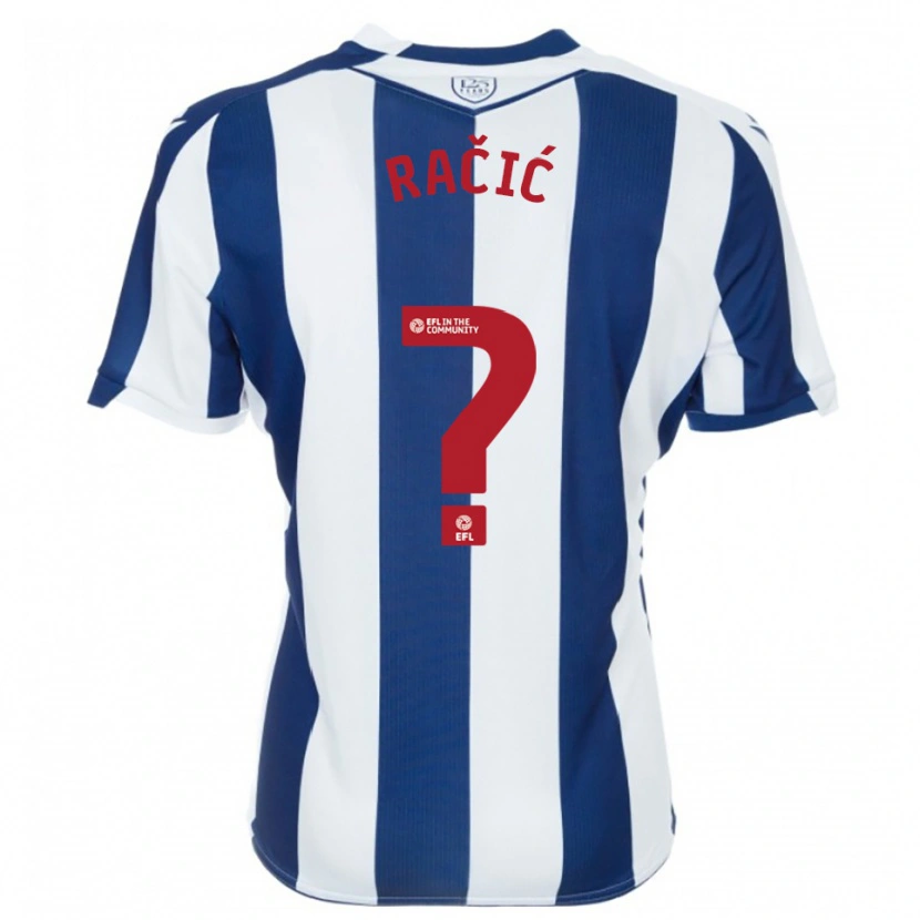 Danxen Heren Uroš Račić #0 Marine Wit Thuisshirt Thuistenue 2025/26 T-Shirt