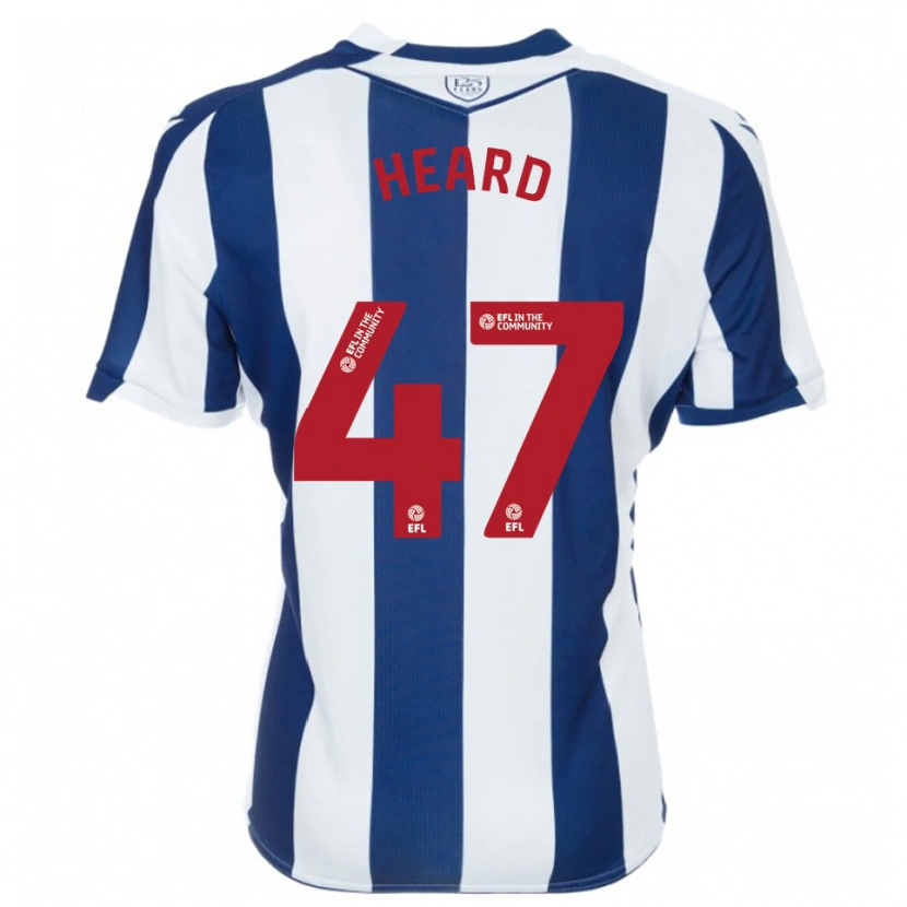 Danxen Heren Fenton Heard #47 Marine Wit Thuisshirt Thuistenue 2025/26 T-Shirt