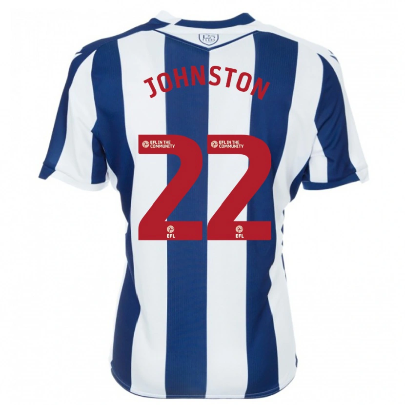 Danxen Heren Mikey Johnston #22 Marine Wit Thuisshirt Thuistenue 2025/26 T-Shirt