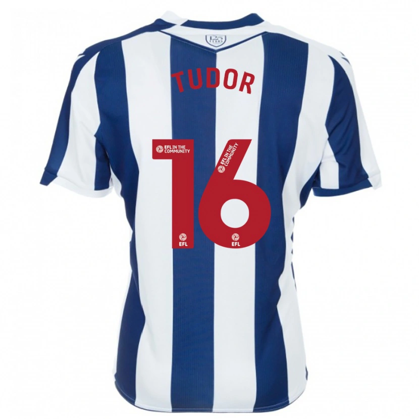 Danxen Heren Sophie Tudor #16 Marine Wit Thuisshirt Thuistenue 2025/26 T-Shirt