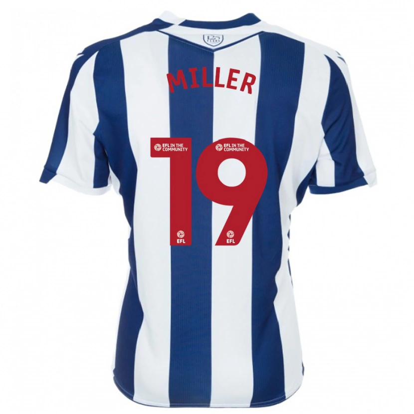 Danxen Heren Ali Miller #19 Marine Wit Thuisshirt Thuistenue 2025/26 T-Shirt