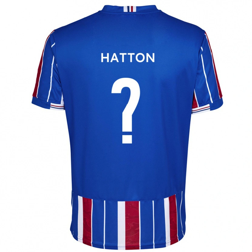 Danxen Heren Will Hatton #0 Blauw Rood Wit Thuisshirt Thuistenue 2025/26 T-Shirt