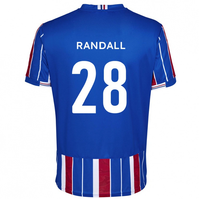 Danxen Heren Thomas Randall #28 Blauw Rood Wit Thuisshirt Thuistenue 2025/26 T-Shirt