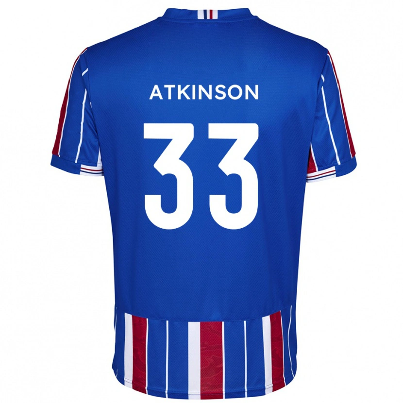 Danxen Heren Hayden Atkinson #33 Blauw Rood Wit Thuisshirt Thuistenue 2025/26 T-Shirt