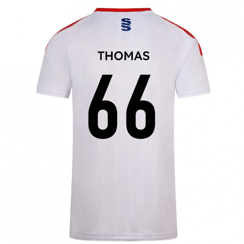 Danxen Heren Luca Thomas #66 Wit Marine Thuisshirt Thuistenue 2025/26 T-Shirt