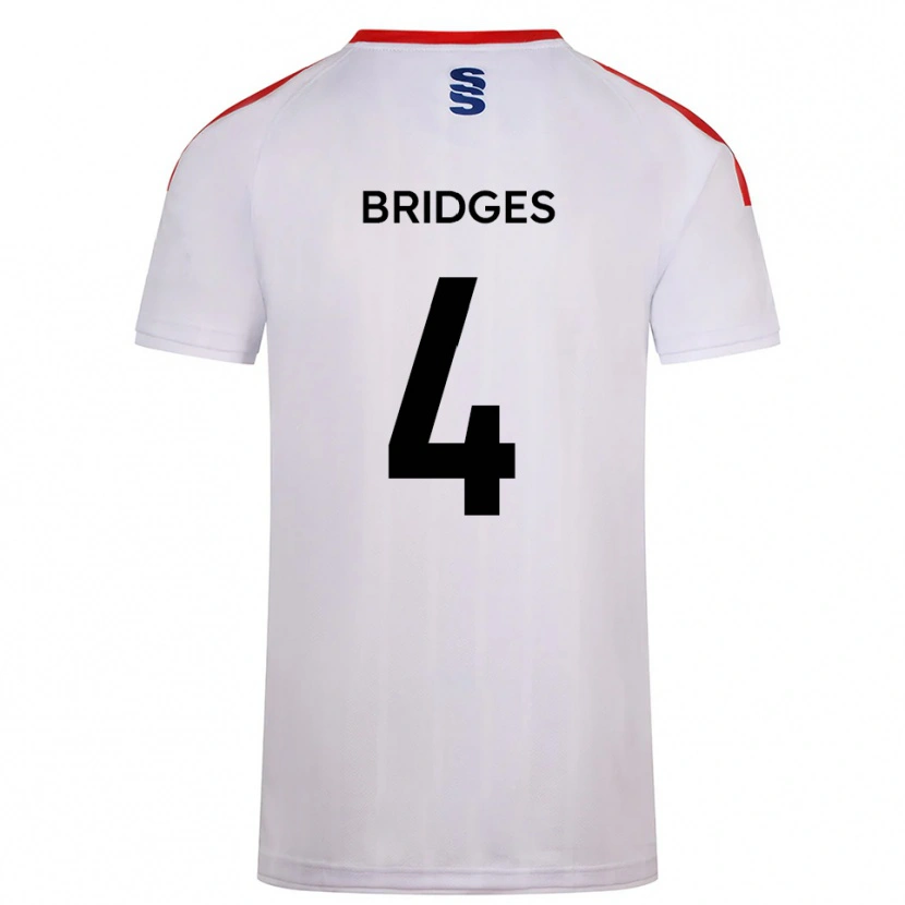 Danxen Heren Jacob Bridges #4 Wit Marine Thuisshirt Thuistenue 2025/26 T-Shirt